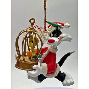 Looney Tunes Sylvester and Tweety ornament IN BOX